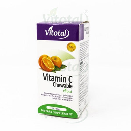 VITOTAL VITAMINA C TABLETAS MASTICABLES ADULTO