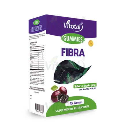 VITOTAL GUMMIES FIBRA SABOR CIRUELA